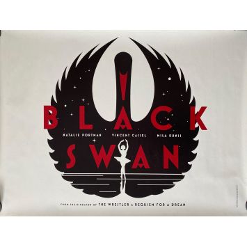 BLACK SWAN Affiche de film Teaser - 76x102 cm. - 2010 - Natalie Portman, Darren Aronofsky