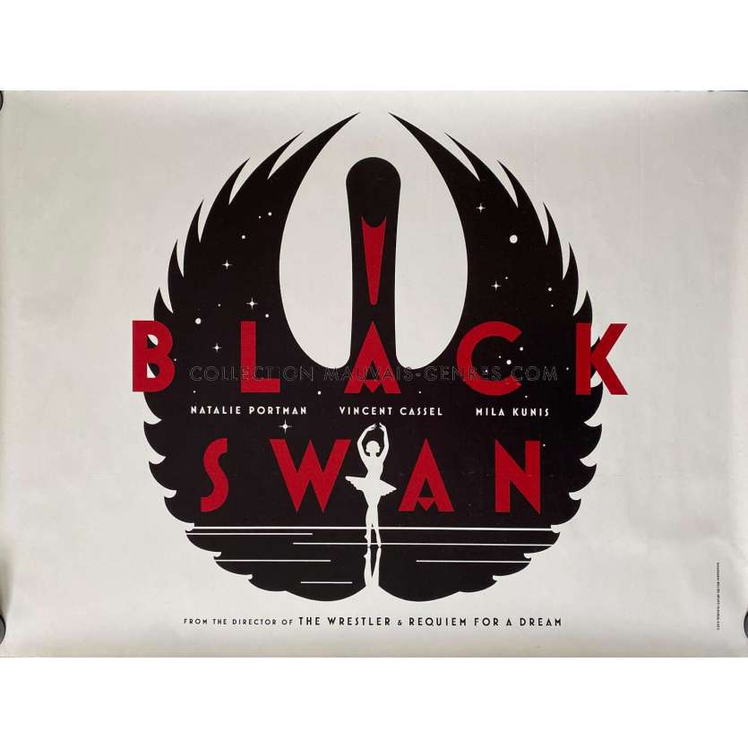 BLACK SWAN Movie Poster Teaser - 30x40 in. - 2010 - Darren Aronofsky, Natalie Portman