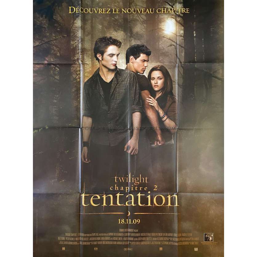 TWILIGHT : CHAPITRE 2 - TENTATION Affiche de film- 120x160 cm. - 2009 - Kristen Stewart, Robert Pattinson, Chris Weitz