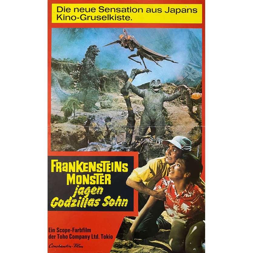 SON OF GODZILLA Movie Poster- 9x16 in. - 1971 - Jun Fukuda, Tadao Takashima