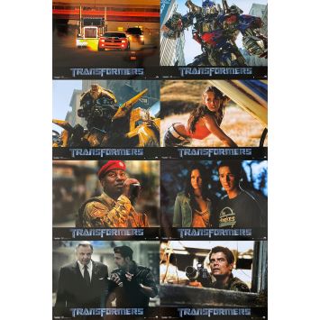 TRANSFORMERS Lobby Cards x8 with original envelope. - 10x12 in. - 2007 - Michael Bay, Shia LaBeouf