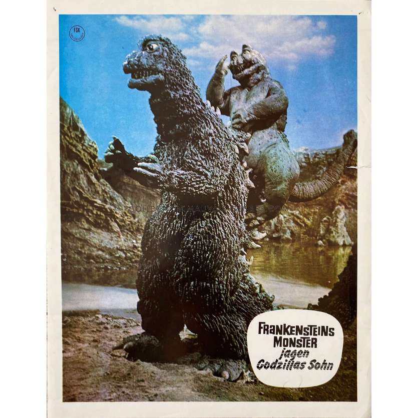 SON OF GODZILLA Lobby Card N01 - 9,25x11,75 in. - 1971 - Jun Fukuda, Tadao Takashima