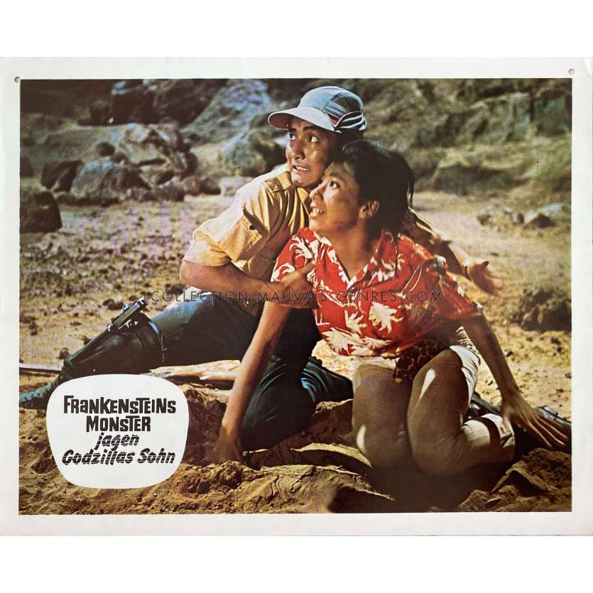 SON OF GODZILLA Lobby Card N09 - 9,25x11,75 in. - 1971 - Jun Fukuda, Tadao Takashima