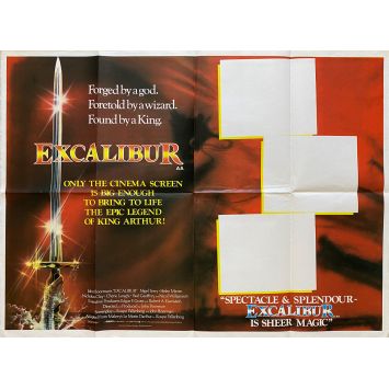 EXCALIBUR Affiche de film LC Style - 76x102 cm. - 1981 - Nigel Terry, Helen Mirren, John Boorman