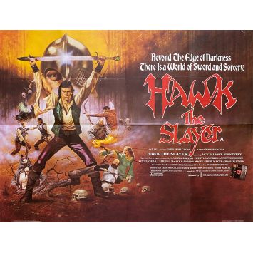 HAWK THE SLAYER Movie Poster- 30x40 in. - 1980 - Terry Marcel, Jack Palance