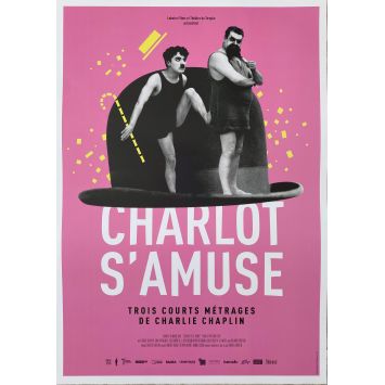 CHARLOT S'AMUSE Movie Poster- 15x21 in. - 2019 - Charlie Chaplin, Charles Chaplin