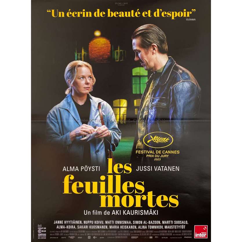 LES FEUILLES MORTES Affiche de film- 40x54 cm. - 2023 - Alma Pöysti, Aki Kaurismäki