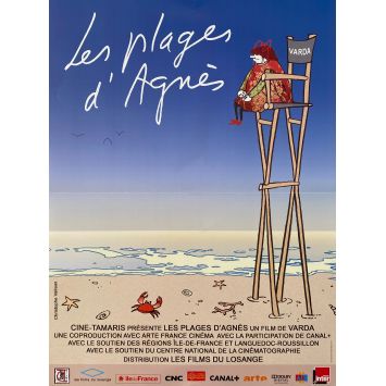 LES PLAGES D'AGNES Affiche de film- 40x54 cm. - 2008 - Agnès Varda, Agnès Varda