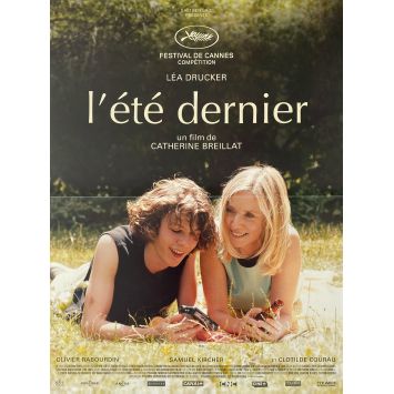 L'ETE DERNIER Affiche de film- 40x54 cm. - 2023 - Lea Drucker, Catherine Breillat