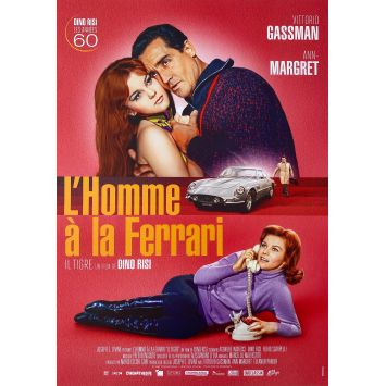L'HOMME A LA FERRARI Affiche de film- 40x54 cm. - 1967/R2021 - Vittorio Gassman, Ann-Margret, Dino Risi