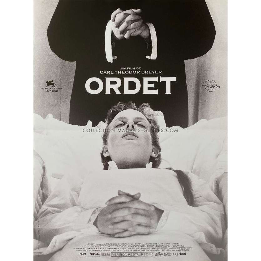 ORDET Affiche de film- 40x54 cm. - 1955/R2022 - Kaj Munk, Carl Theodor Dreyer