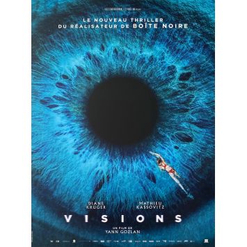 VISIONS Affiche de film Style A - 40x54 cm. - 2023 - Diane Kruger, Mathieu Kassovitz, Yann Gozlan