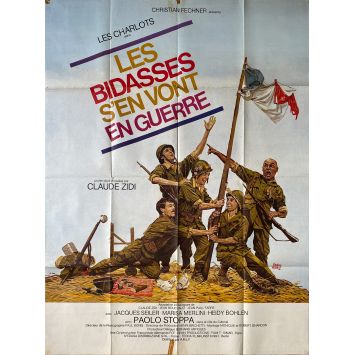 LES BIDASSES S'EN VONT EN GUERRE Movie Poster- 47x63 in. - 1974 - Claude Zidi, Gérard Rinaldi