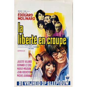 LA LIBERTE EN CROUPE Affiche de film- 35x55 cm. - 1970 - Juliette Villard, Édouard Molinaro