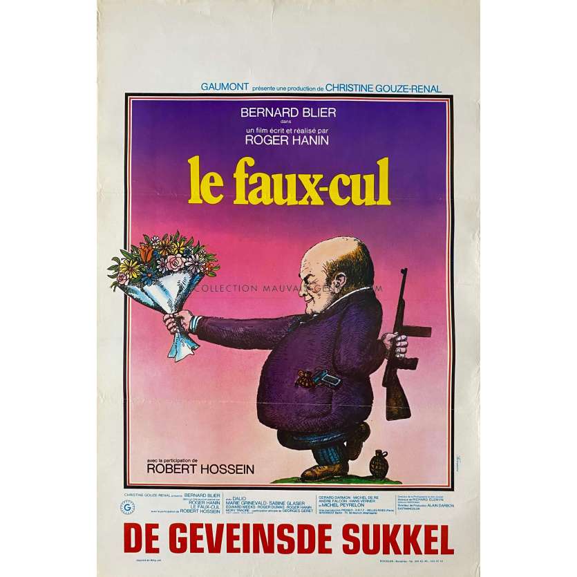 LE FAUX-CUL Movie Poster- 14x21 in. - 1975 - Roger Hanin, Bernard Blier