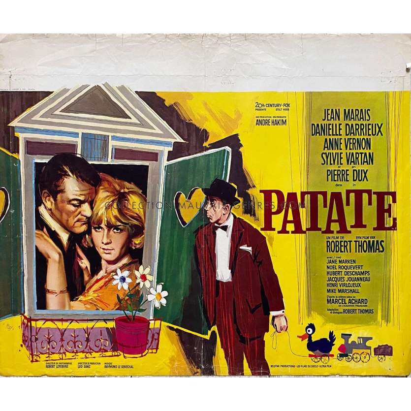 FRIEND OF THE FAMILY Movie Poster- 19x22 in. - 1964 - Robert Thomas, Jean Marais