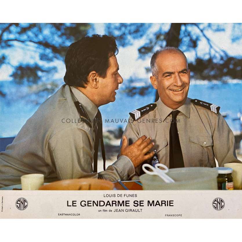 THE TROOPS GET MARRIED Lobby Card N02 - 9x12 in. - 1968 - Jean Girault, Louis de Funès