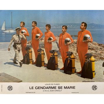 LE GENDARME SE MARIE Photo de film N08 - 21x30 cm. - 1968 - Louis de Funès, Jean Girault