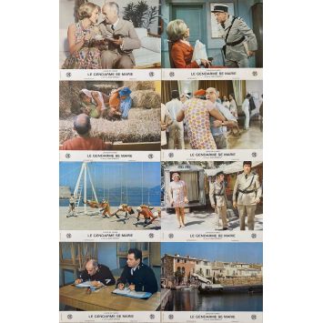 THE TROOPS GET MARRIED Lobby Cards x8 - set N1 - 9x12 in. - 1968 - Jean Girault, Louis de Funès