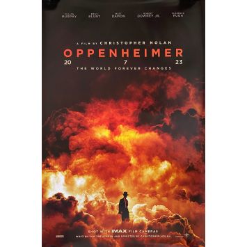 OPPENHEIMER Affiche de film DS, Int'l. - 69x102 cm. - 2023 - Cillian Murphy, Christopher Nolan