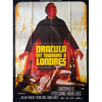 DRACULA VIT TOUJOURS A LONDRES Affiche de film- 120x160 cm. - 1973 - Christopher Lee, Alan Gibson