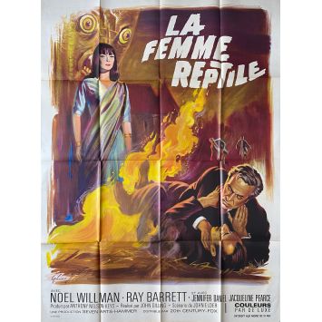 LA FEMME REPTILE Affiche de film- 120x160 cm. - 1966 - Noel Willman, John Gilling