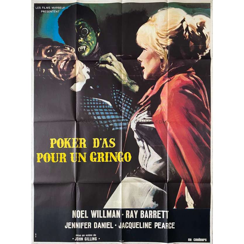 LA FEMME REPTILE Affiche de film- 120x160 cm. - 1966/R1974 - Noel Willman, John Gilling