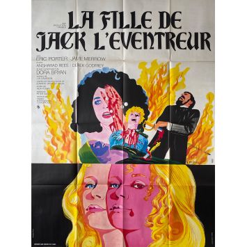 LA FILLE DE JACK L'EVENTREUR Affiche de film- 120x160 cm. - 1971 - Eric Porter, Peter Sasdy