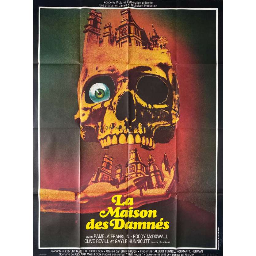THE LEGEND OF HELL HOUSE Movie Poster- 47x63 in. - 1973 - John Hough, Roddy McDowall