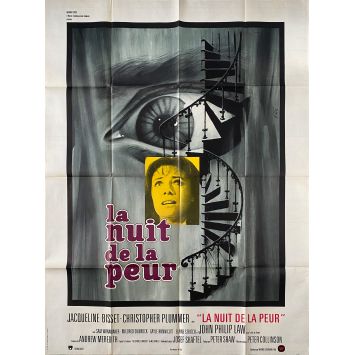 LA NUIT DE LA PEUR Affiche de film- 120x160 cm. - 1975 - Jacqueline Bisset, Peter Collinson