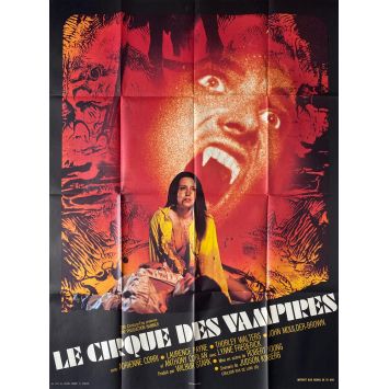 LE CIRQUE DES VAMPIRES Affiche de film- 120x160 cm. - 1972 - Adrienne Cori, Robert Young