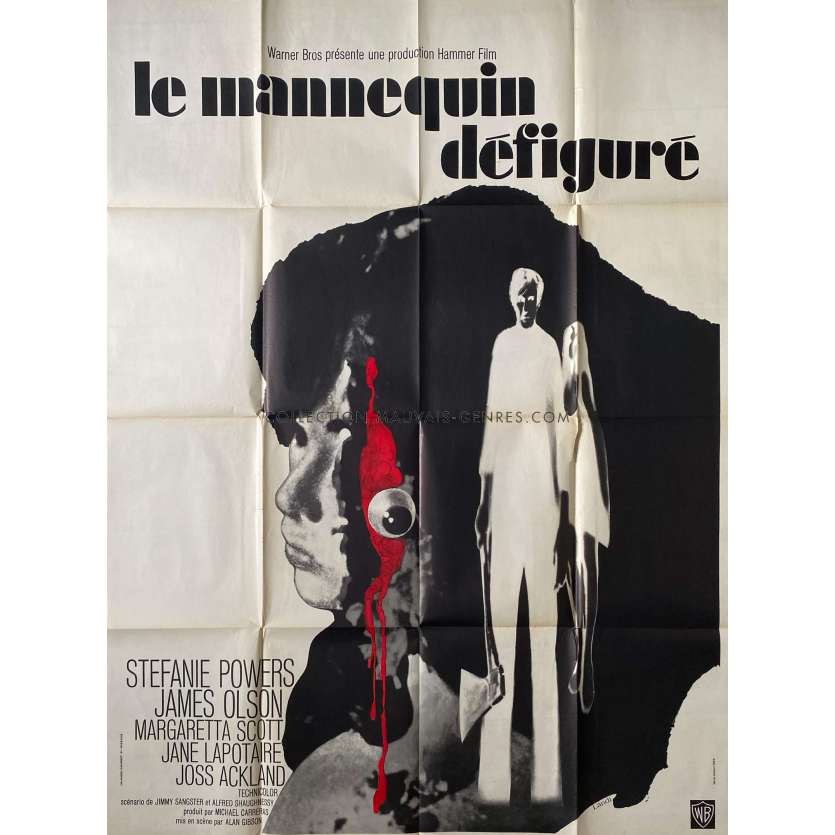 LE MANNEQUIN DEFIGURE Affiche de film- 120x160 cm. - 1970 - Stefanie Powers, Alan Gibson