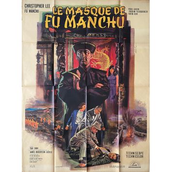 LE MASQUE DE FU MANCHU Affiche de film- 120x160 cm. - 1965 - Christopher Lee, Don Sharp