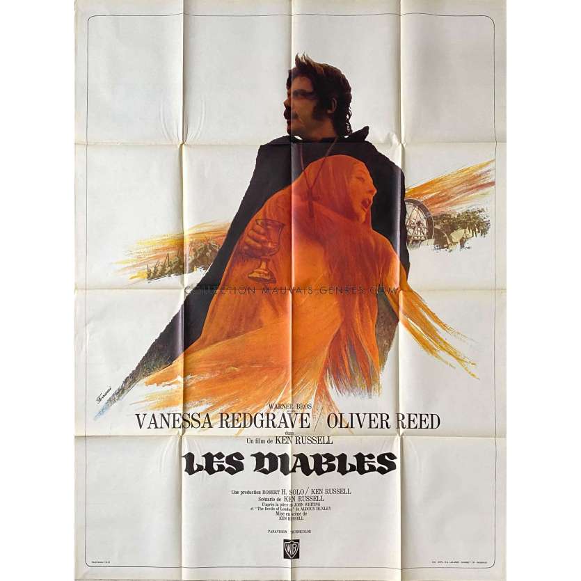 THE DEVILS Movie Poster- 47x63 in. - 1971 - Ken Russel, Oliver Reed