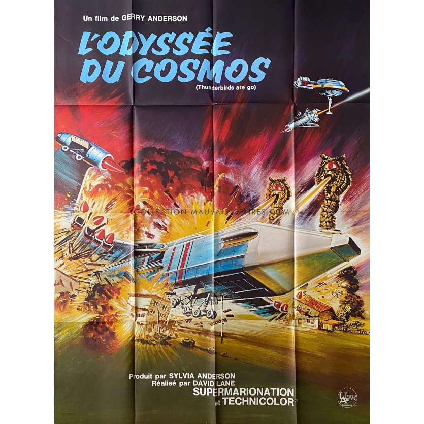 L'ODYSSEE DU COSMOS Affiche de film- 120x160 cm. - 1966 - Ray Barrett, David Lane