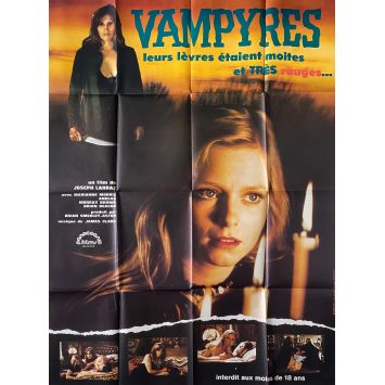 VAMPYRES Affiche de film- 120x160 cm. - 1974 - Marianne Morris, José Ramón Larraz