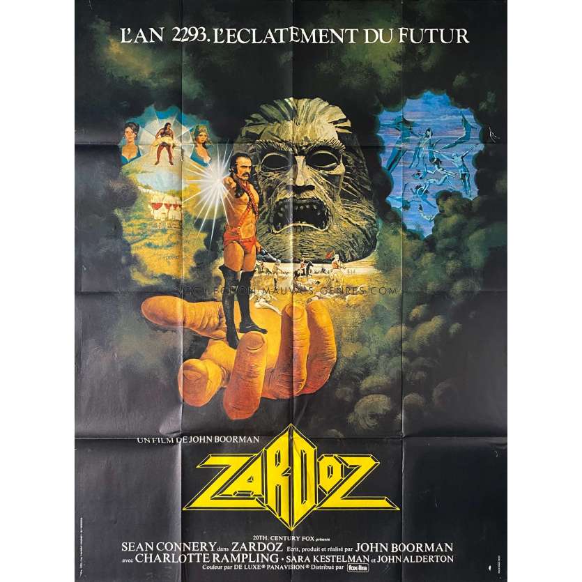 ZARDOZ Movie Poster- 47x63 in. - 1974 - John Boorman, Sean Connery