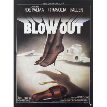BLOW OUT Affiche de film- 40x54 cm. - 1981 - John Travolta, Brian de Palma