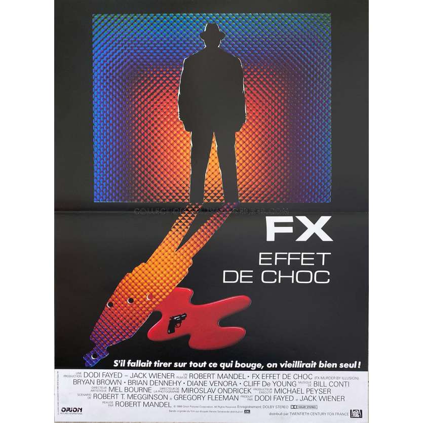 F/X EFFETS DE CHOC Affiche de film- 40x54 cm. - 1986 - Bryan Brown, Robert Mandel