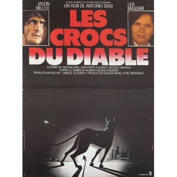 LES CROCS DU DIABLE Affiche de film- 40x54 cm. - 1977 - Jason Miller, Antonio Isasi-Isasmendi