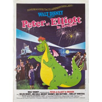 PETER ET ELLIOTT LE DRAGON Affiche de film- 40x54 cm. - 1977 - Sean Marshall, Walt Disney