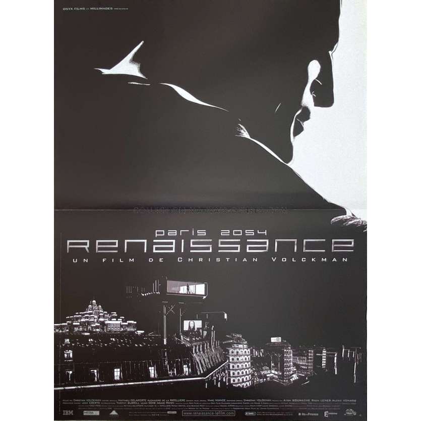 RENAISSANCE Affiche de film- 40x54 cm. - 2006 - Daniel Craig, Christian Volckman