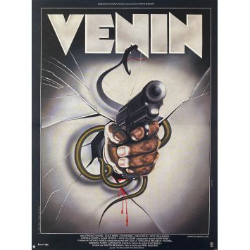 VENIN Affiche de film- 40x54 cm. - 1981 - Klaus Kinski, Oliver Reed, Piers Haggard