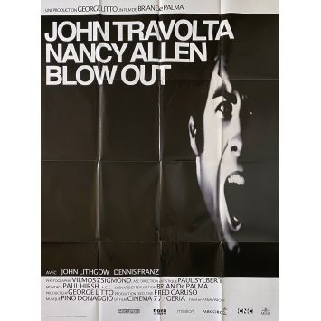 BLOW OUT Affiche de film- 120x160 cm. - 1981/R2012 - John Travolta, Brian de Palma