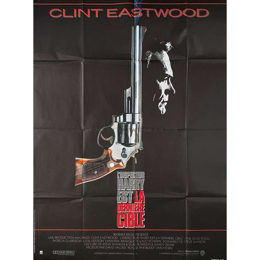 LA DERNIERE CIBLE Affiche de film- 120x160 cm. - 1988 - Clint Eastwood, Buddy Van Horn