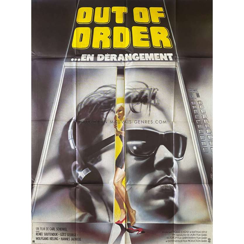 OUT OF ORDER Affiche de film- 120x160 cm. - 1984 - Götz George, Carl Schenkel