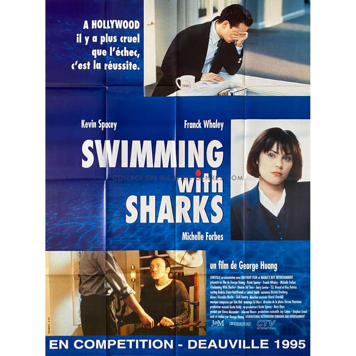 Affiche de film française de SWIMMING WITH SHARKS 120x160 cm.