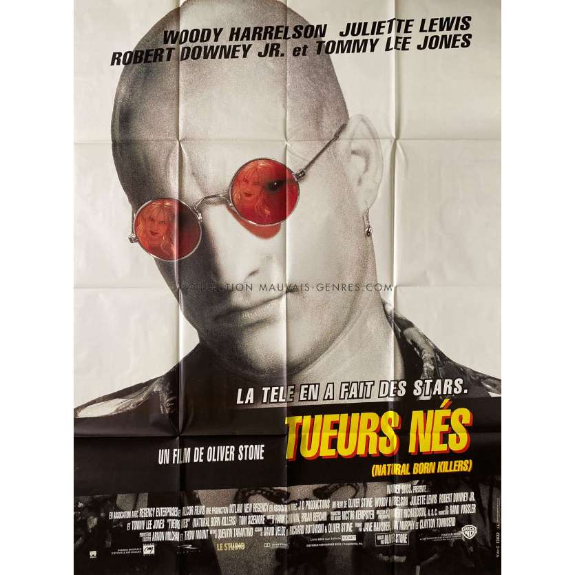 NATURAL BORN KILLERS Movie Poster- 47x63 in. - 1994 - Oliver Stone, Woody Harrelson