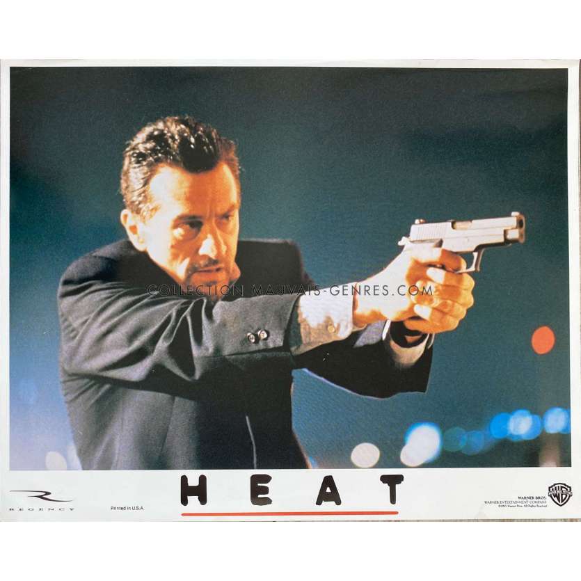 HEAT Photo de film- 28x36 cm. - 1995 - Robert de Niro, Al Pacino, Michael Mann