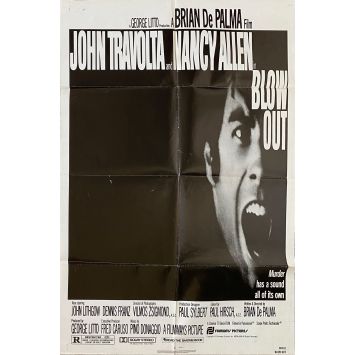 BLOW OUT Affiche de film- 69x104 cm. - 1981 - John Travolta, Brian de Palma